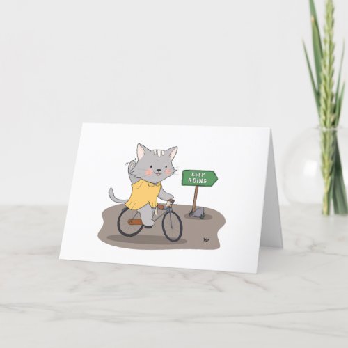Keep Going Encouragement Greeting Card