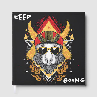 Keep Going Foil Guest Book