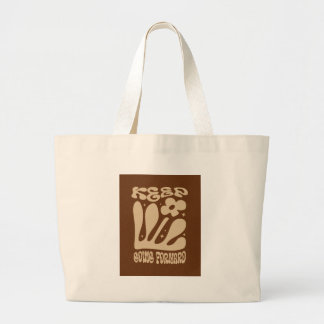 Keep Going Forward Large Tote Bag