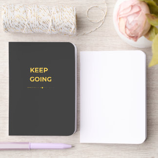 Keep Going Inspirational Journal Notebook