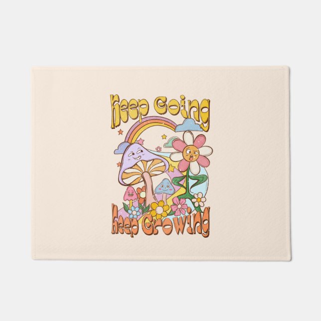 Keep Going Keep Growing Doormat (Front)