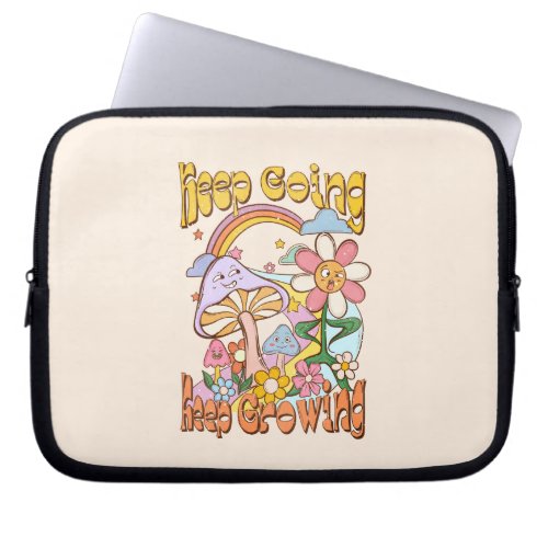 Keep Going Keep Growing Laptop Sleeve