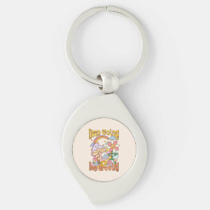 Keep Going, Keep Growing – Mushrooms & Flowers Keychain