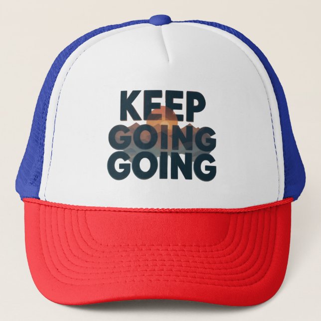 Keep Going Motivational Cap (Front)