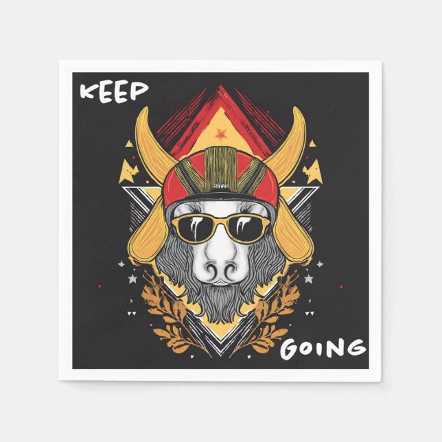Keep Going Napkins (Front)