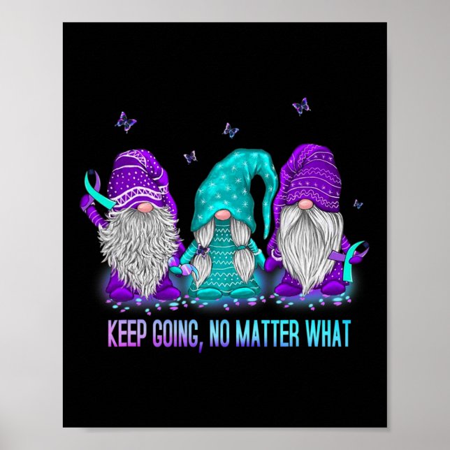 Keep Going No Problem What Gnome Suicide Preventio Poster (Front)