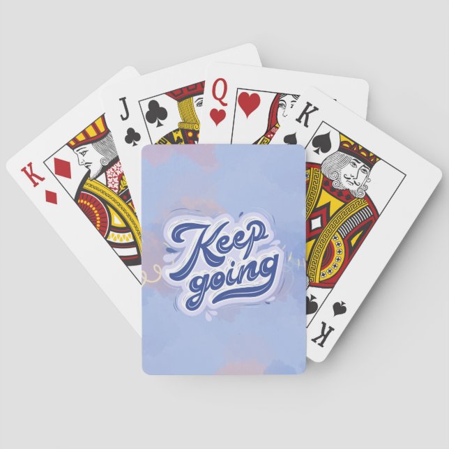 Keep Going Poker Cards (Back)