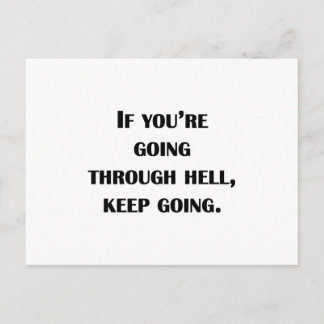 Keep Going Postcard