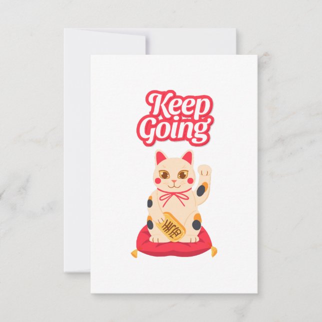 Keep Going Thank You Card (Front)