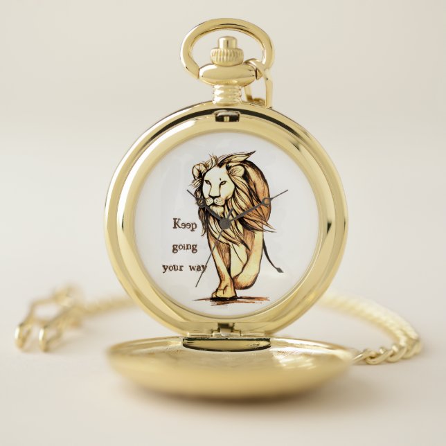 keep going your way pocket watch (Inside)