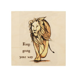 keep going your way wood wall art