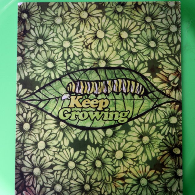 Keep Growing Monarch Caterpillar                   Postcard (Creator Uploaded)