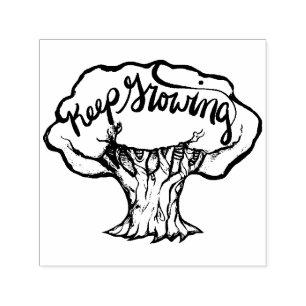 Keep Growing Self-inking Stamp