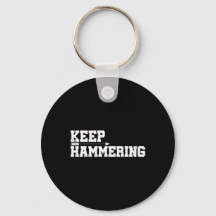 Keep Hammering Archery Motivational-archery Bow Hu Keychain