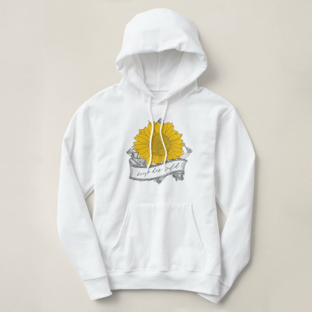 Keep her wild sunflower hoodie (Design Front)