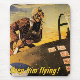 Keep Him Flying! Mouse Pad