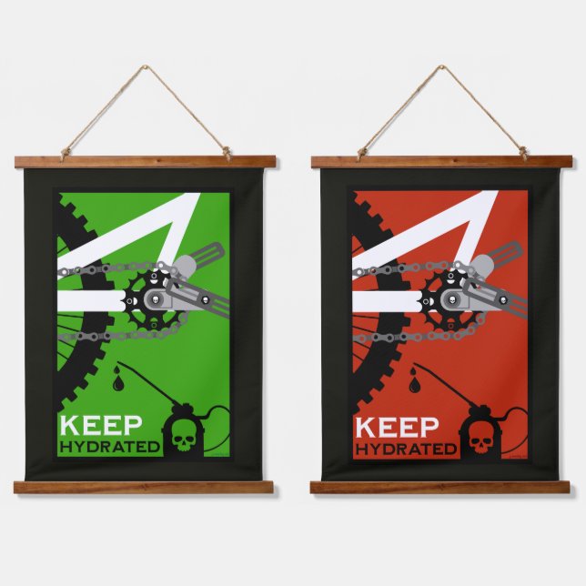 Keep Hydrated Bike Hanging Tapestry (Double)