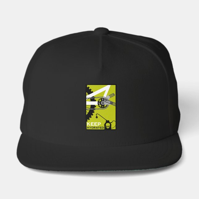Keep Hydrated Bike Snap Back Hat (Front)