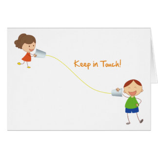 Keep in touch card (kids)