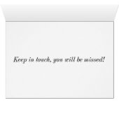 Keep in Touch Cards (Inside Horizontal (Bottom))
