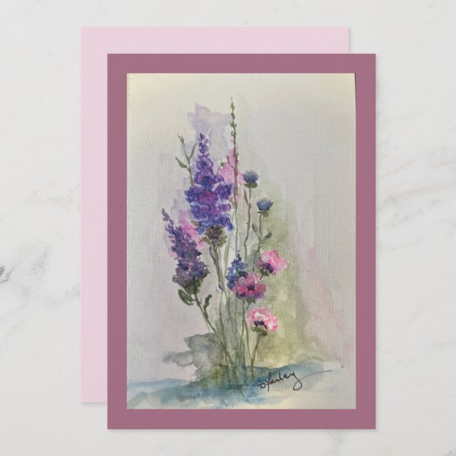 Keep in Touch Flat Card (Front/Back)