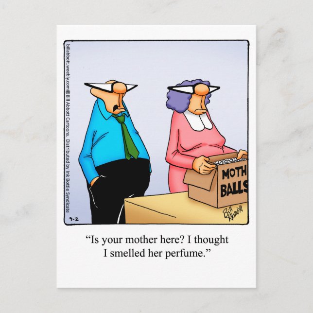 Keep In Touch Humor Postcard "Spectickles" (Front)