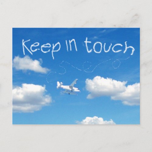 Keep In Touch postcard