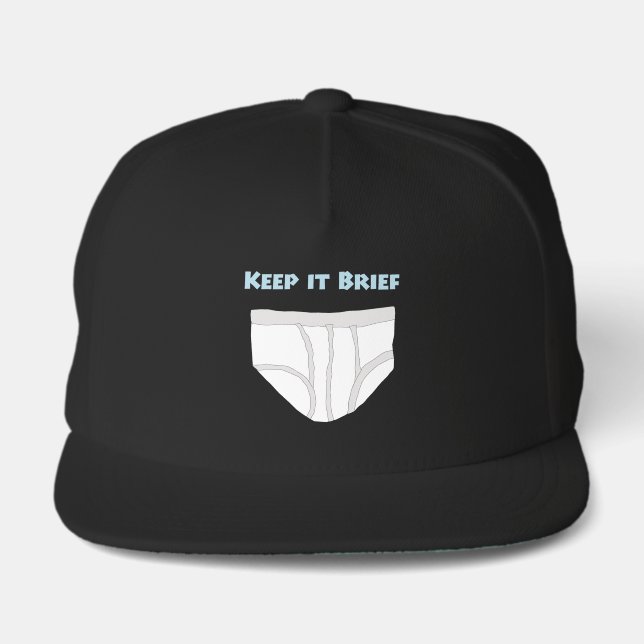 Keep it Brief Snap Back Hat (Front)