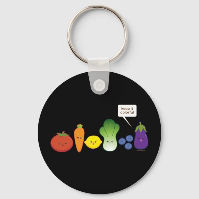 Keep It Colorful! Keychain (Front)