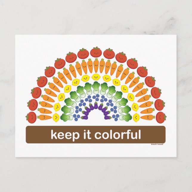 Keep It Colorful Postcard (Front)