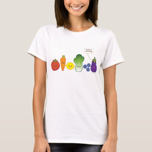 Keep It Colorful Simple Design T_Shirt