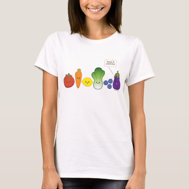 Keep It Colorful (Simple Design) T-Shirt (Front)