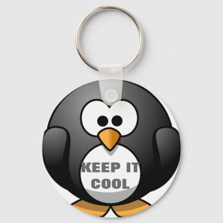Keep It Cool Penguin - Cute Penguin Keychain