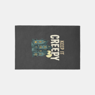 Keep It Creepy Haunted House Halloween Design_1 Rug