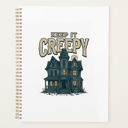 Keep It Creepy Vintage Haunted House Halloween Des Planner