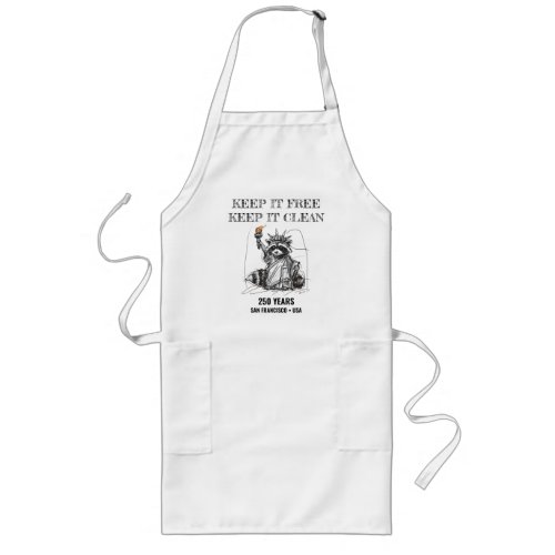 Keep It Free, Keep It Clean—250th Tribute Long Apron