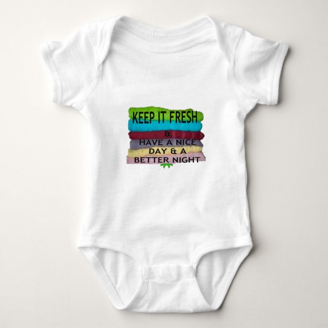 keep it freesh baby bodysuit (Front)