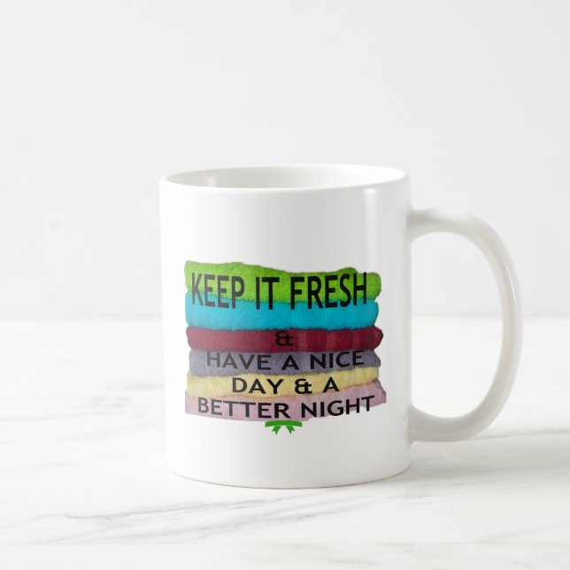 keep it freesh coffee mug (Right)