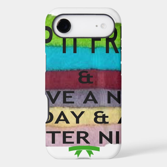 keep it freesh iphone case (Back)