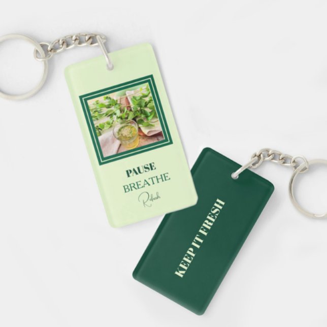 Keep It Fresh Mint Green Keychain (Creator Uploaded)