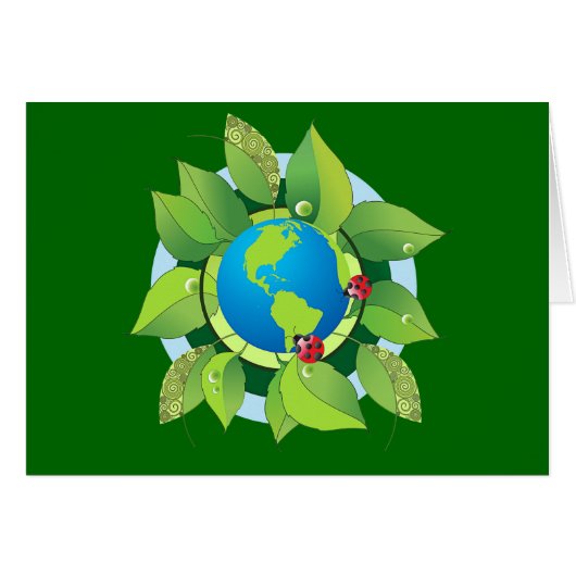 Keep it Green for Earth Day Cards (Front Horizontal)