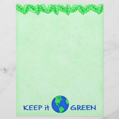 Keep It Green Save Earth Environment Art