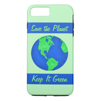 Keep It Green Save Earth Environment Art iPhone 8 Plus/7 Plus Case