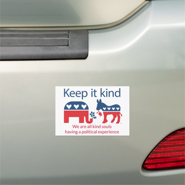 Keep it Kind experience car magnet (In Situ)