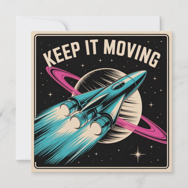 Keep It Moving Invitation (Front)