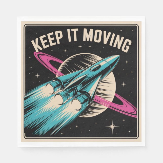 Keep It Moving Napkins (Front)