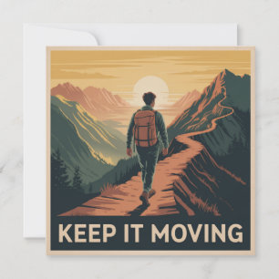 Keep It Moving Note Card