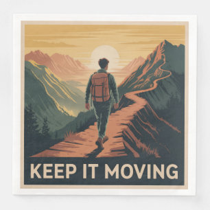 Keep It Moving Paper Dinner Napkins