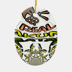 Keep It Real: Kaleidoscope Art Print/Graphic Ceramic Ornament