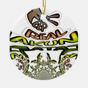 Keep It Real: Kaleidoscope Art Print/Graphic Ceramic Ornament